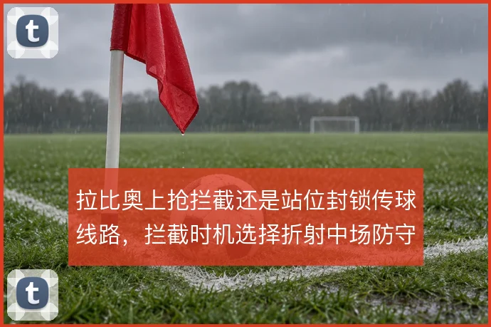 拉比奥上抢拦截还是站位封锁传球线路,拦截时机选择折射中场防守取向